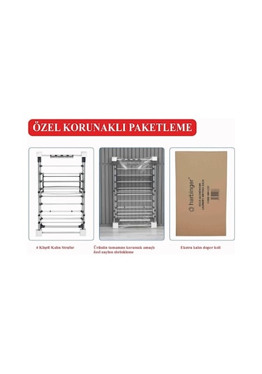 Devecioğlu Gold Çamaşır Kurutmalık Gri