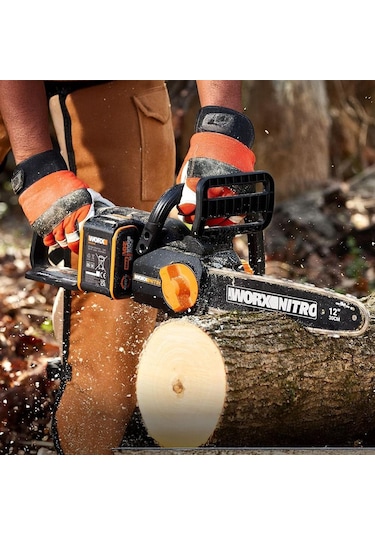 Worx WG350E 20 Volt 4.0 Ah Li-ion 30 CM Profesyonel Şarjlı Kömürsüz Zincirli Testere