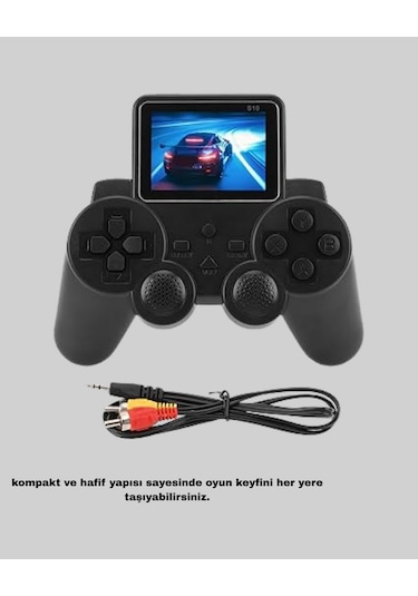 Mini Retro Oyun Konsolu S10 2.8 İnç Ekran Tnabilir Semeglbl - 43 Kla Atari