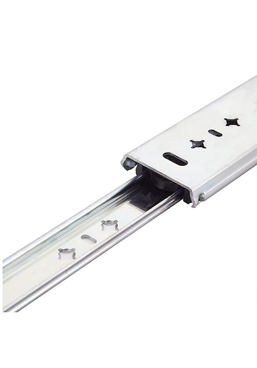 Fridgers 105cm-210cm Bilyalı Ağır Yük Rayı 1050mm-2100mm Heavyd Gri - Krom