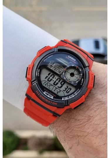 Casio Csıste228 Erkek Kol Saati Kırmızı