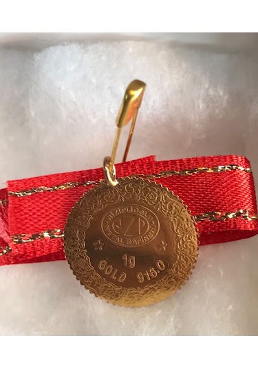 1 Gram 22 Ayar Kulplu Altın - 2 Adet