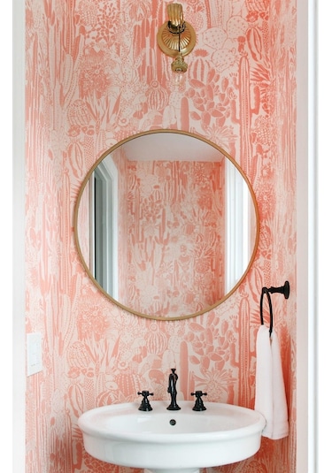 Ersan Dizayn Metal Çerçeve Dekoratif Yuvarlak Ayna