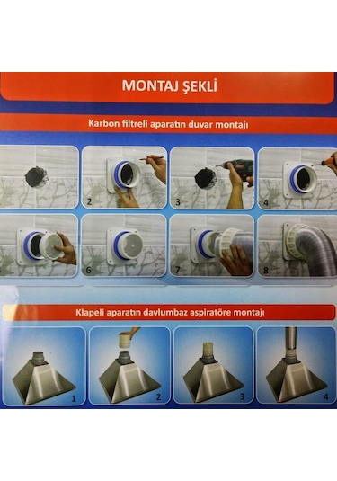 Ferrokim Koku Önleyici Davlumbaz Klape Seti