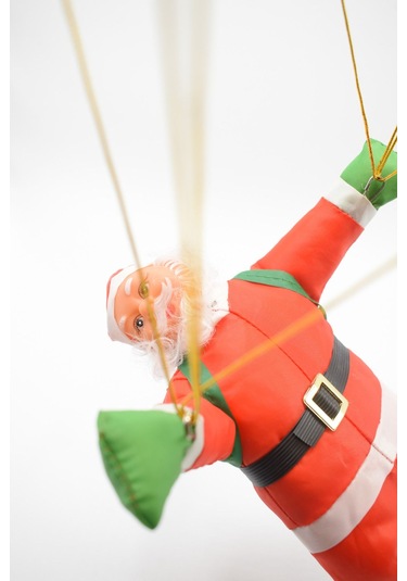 Waldern Premium Parşütlü Noel Baba Yılbaşı Süs