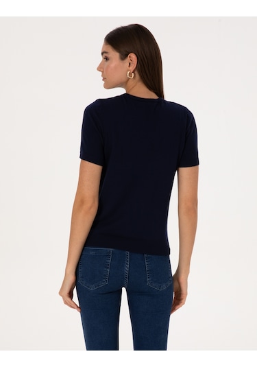 Pierre Cardin Kadın Lacivert Kazak /triko 50316341-vr033 Lacivert