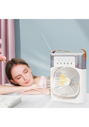 Fırçasız Motor Beş Delikli Sprey Nemlendirme Soğutma Fanı