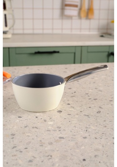 Karaca x Refika Swiss Crystal Creamy Metal Sütlük 14 Cm