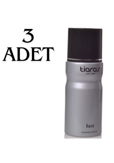 Tiara's Hero Erkek Sprey Deodorant 3 X 150 Ml