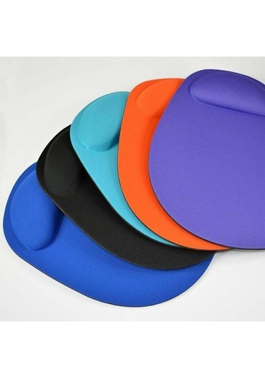 Lacivert Genel Kaymaz Yumuşak Eva Bilek Pedi Oyun Mouse Pad Pc Dizüstü Bilgisayar İçin