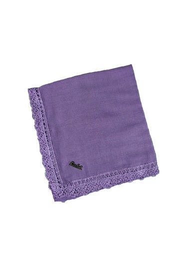 Enba Pamuklu İğne Oyalı Namaz Ve Mevlüt Örtüsü 110x110 Cm Mor