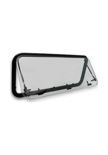 Babarvy 120x50cm 90 Amortisörlü Karavan Camı / Pencere Siyah