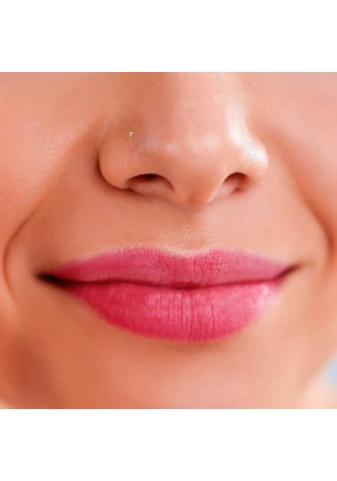 Cerrahi Çelik Gold Renk Çelik Minik Tektaş Burun Piercing Tektaş Hızma Sarı