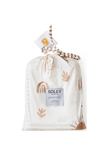 Soley Boho Bebek Nevresim Takımı 100x150 Cm Bej