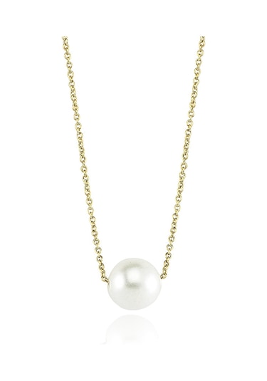 Glorria Glorria Altın Tek Inci Kolye