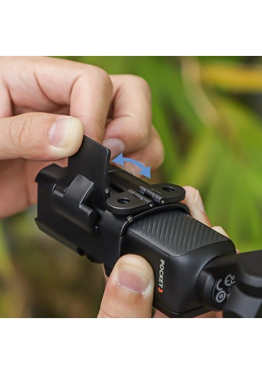 Sunnylıfe Katlanır Çift Kanca Adaptörü Djı Osmo Pocket 3 Eylem Kamera Montaj Adaptörü