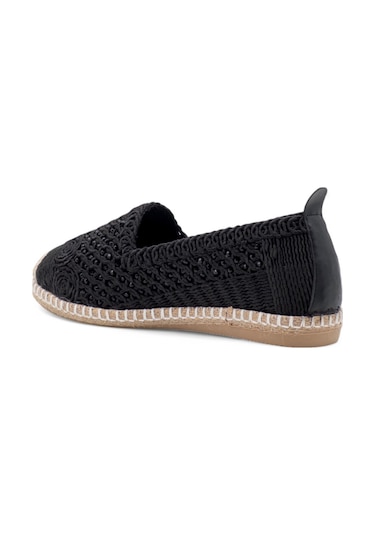 Pandora Moda Y25.82.112 Kadın Hasır Espadril Siyah