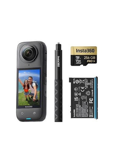 Insta360 X4 Adventure Bundle Aksiyon Kamerası Siyah