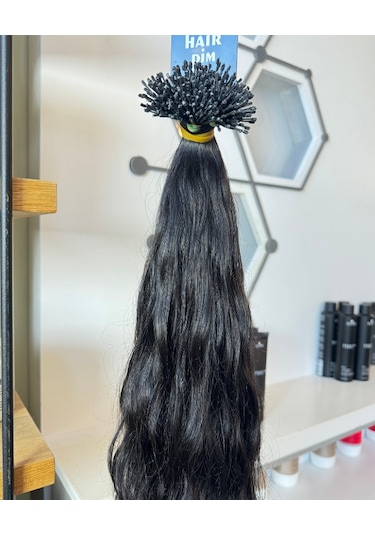 Hairpim Wavy 0.8 Gr Doğal Kestane 50 Adet 70 Cm Doğal