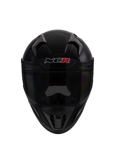 Ncr Stream Parlak Siyah Siyah Vizörlü Kapalı Kask Ece-06 Parlak Siyah Parlak Siyah