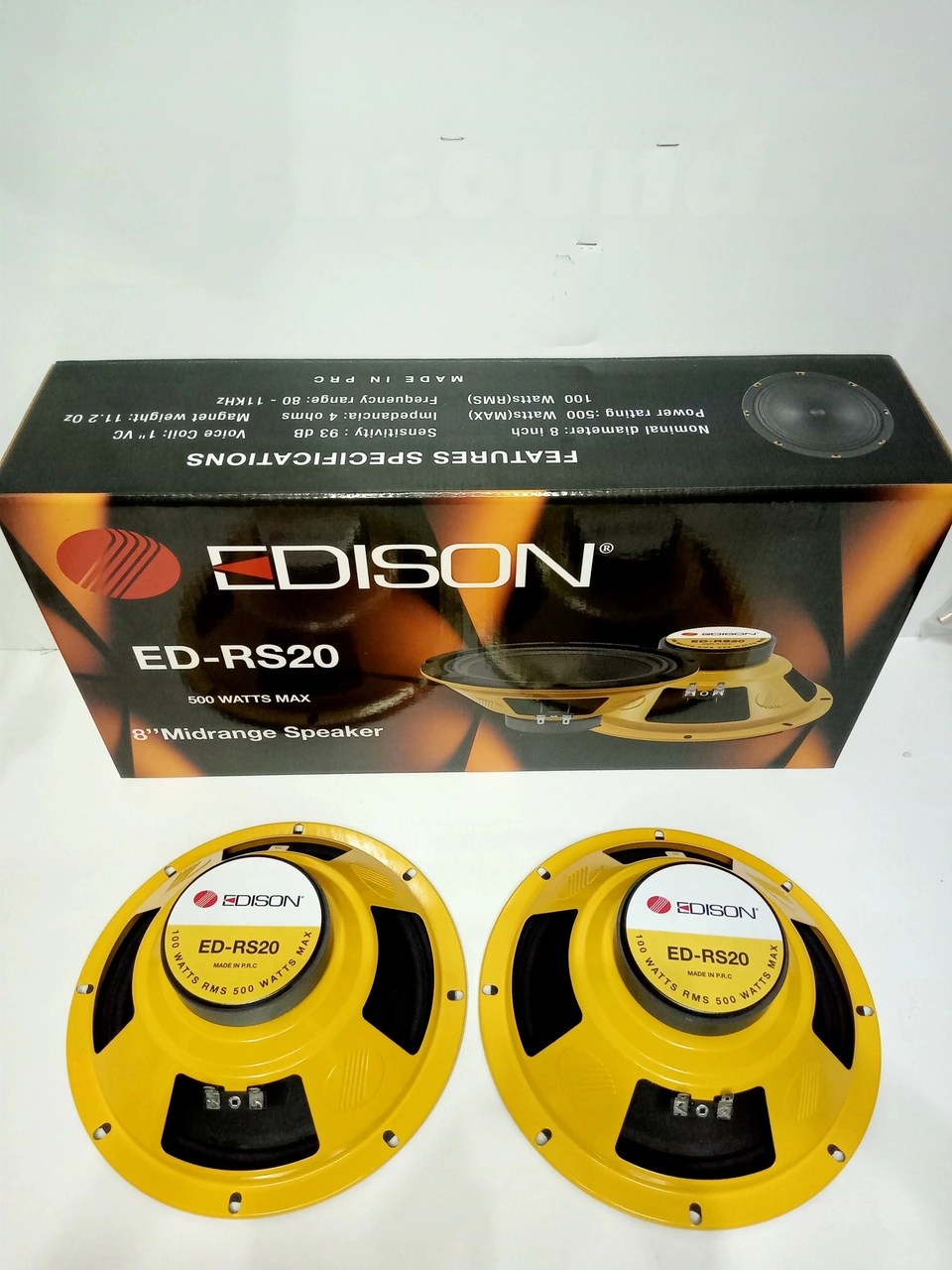 Edison Midrange 20cm - Edison Ed-rs20 20cm Midrange Hoparlör