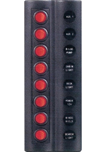 Switch Panel 8li Siyah