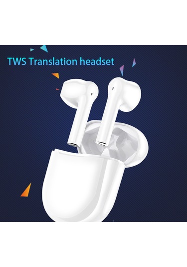 Youmex Kablosuz İç Kulaklık, Su Geçirmez, Gürültü Engelleme, Aı Asistan Desteği Beyaz , Jerry 6956 Çip, 10mm Titan Film Hoparlör