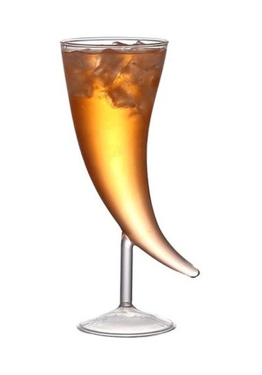 Kokteyl Gözlük Yaratıcı Ay Şekli Kokteyl Cam Goblet Martini Gözlük Şarap Şampanya Bireysellik Kokteyl Kupası Kokteyl Camı