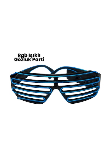 Techmrt Neon Gözlük Mavi