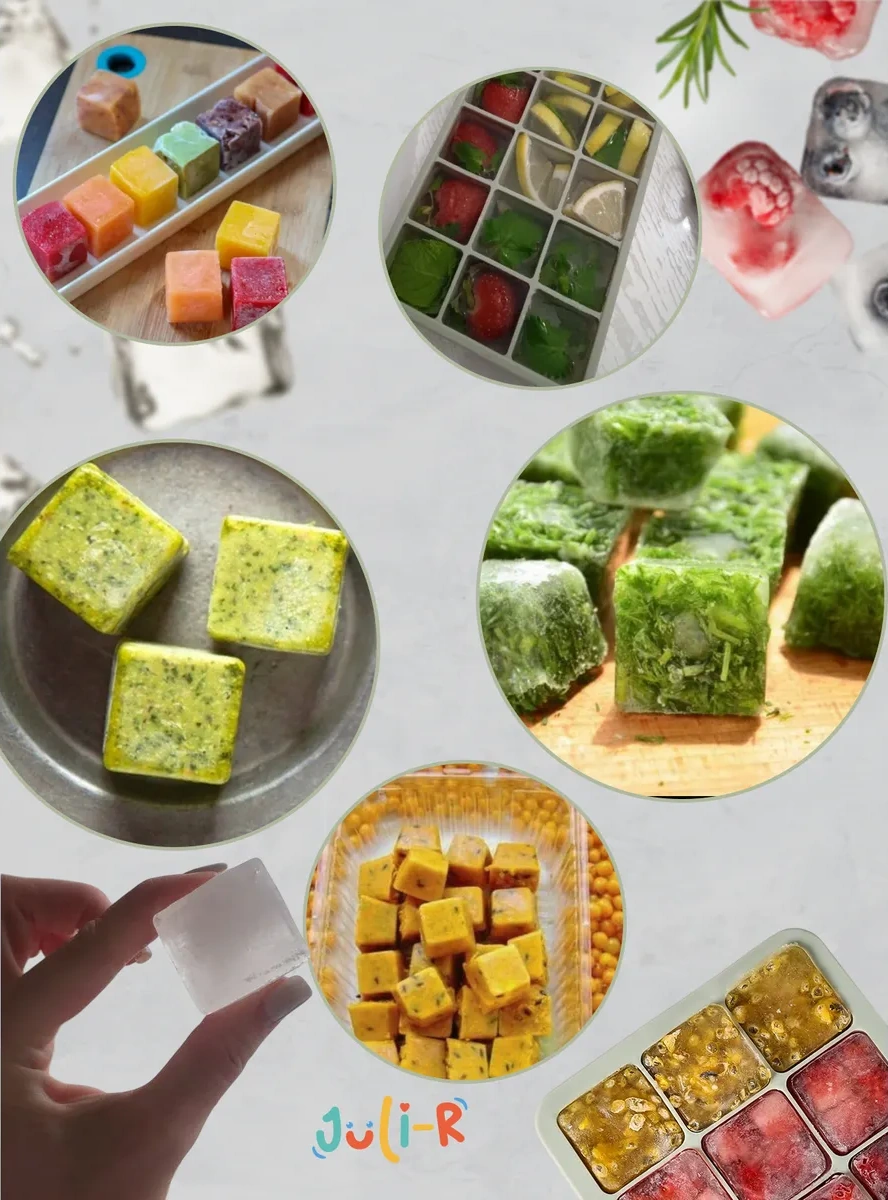 Juli-r Kapaklı Silikon Buz Kalıbı 345537134 Yeşil