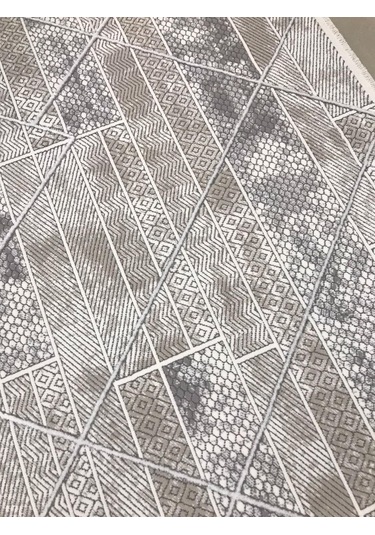 Merinos Halı Ritim 73338 071 Serisi Salon Oturma Yatak Odası Halısı Kahverengi - Bej