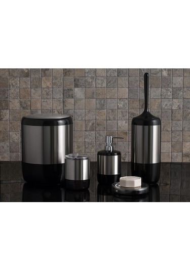 Primanova Lima Xl 5 Parça Banyo Seti Siyah