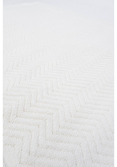Tilos Jakarlı Ayak Havlusu Beyaz 50x80 2222 Beyaz