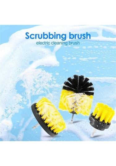 Xindoker 12 Parça Elektrik Matkap Fırçası Seti - Tuğla, Lavabo, Zemin Temizliği İçin Sprey, Yumuşak Sponge Ve Uzatma Çubuğu