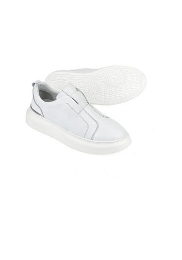Ziya, Erkek Hakiki Deri Sneaker 151987z026 Beyaz 151987z026 500 Beyaz