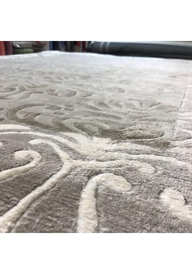 Eko Halı Venice Kcm 564 Silver White İthal El Dokuma Halı Gümüş