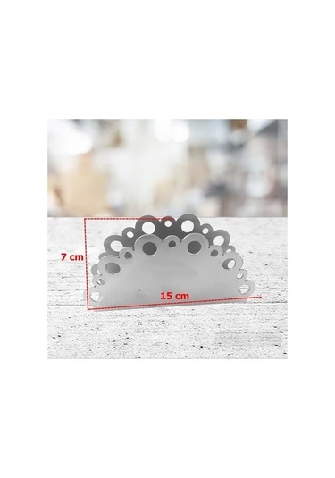 Glare Peçetelik Paslanmaz Çelik Daireli Çok Renkli