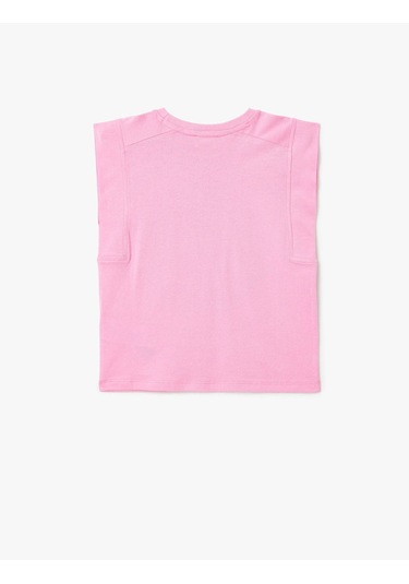Koton Pembe Kız Çocuk T-shirt 5skg10126ak Pembe