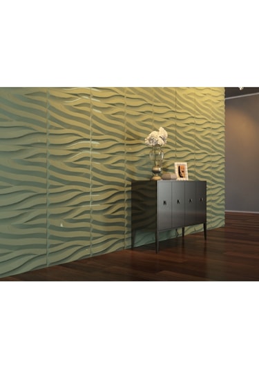 3 Boyutlu Boyanabilir Pvc Duvar Paneli Modern 50-50 Cm 4 Adet-1 Metrekare