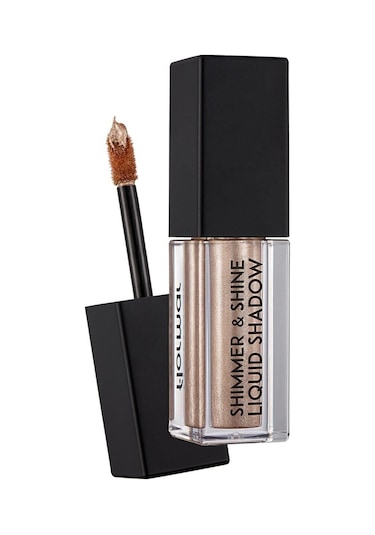 Flormar Shimmer & Shine Metalik Efektli Likit Göz Farı 001 Cashmere Gold
