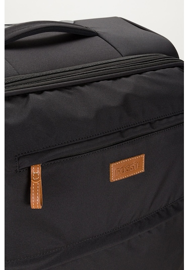 Fossil Unisex Büyük Boy Kumaş Valiz 028-01 Siyah