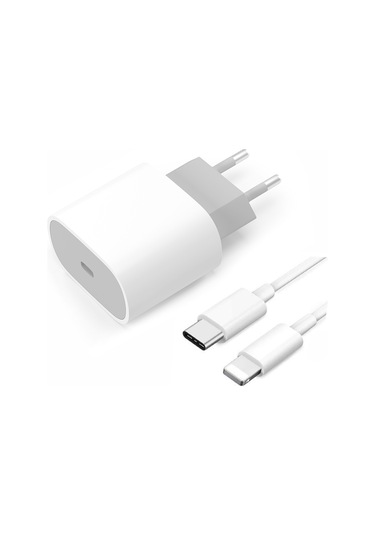 Teknonet Tn-hch11 20w Pd 3000 Mah Lightning Kablolu Hızlı Şarj Aleti Beyaz Beyaz