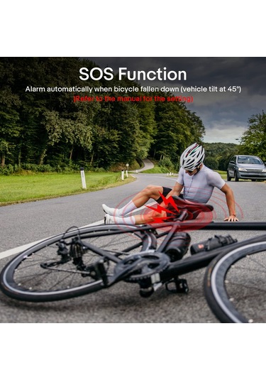 Samdoo Bisiklet Alarmı Kablosuz, Ip65 Su Geçirmez, Titreşim Sensörlü, Uzak Kumanda İle, 3 Alarm Tonu, Pil Düşük Uyarısı, Anti Hırsızlık Koruma