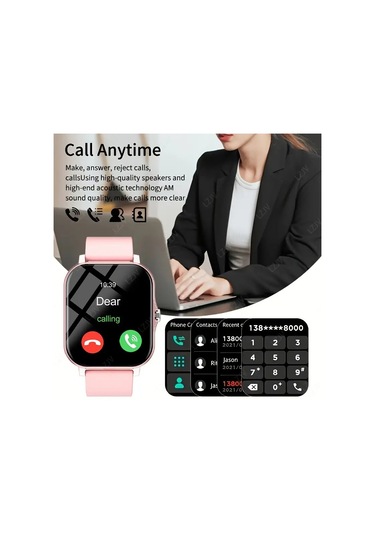 2024 Akıllı Saat 4.65cm Hd Ekran Renk Siyah