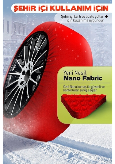 NKT GROUP 205 55 R16 Urban Kar Çorabı - Yüksek Kalite Medium