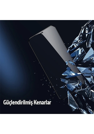 İphone 12 Pro Max 2in1 Full Glue Tempered Cam Ekran Koruyucu +kamera Lens Set- 5775