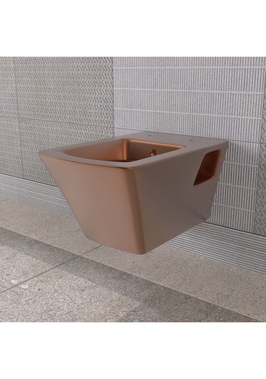 Lucco Loop Asma Klozet İçi Beyaz Dışı Komple Bronz