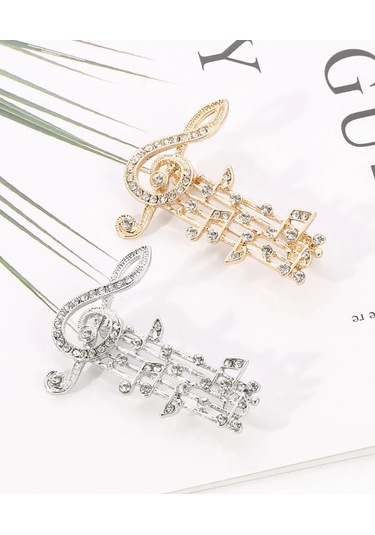 Especailly For You Kış Broşu Nota Öğretmene Hediye 181991585 Gri