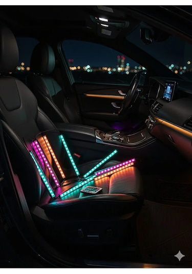 Renault 11 Uyumlu Araç İçi Rgb Renklerine Sahip Ayak Altı Led Aydınlatma