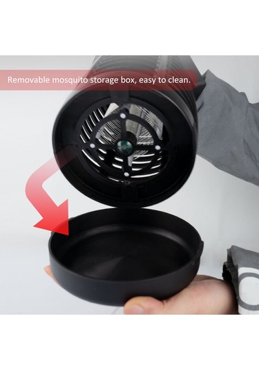Elektrikli Uv Işık Led Sivrisinek Kovucu Siyah